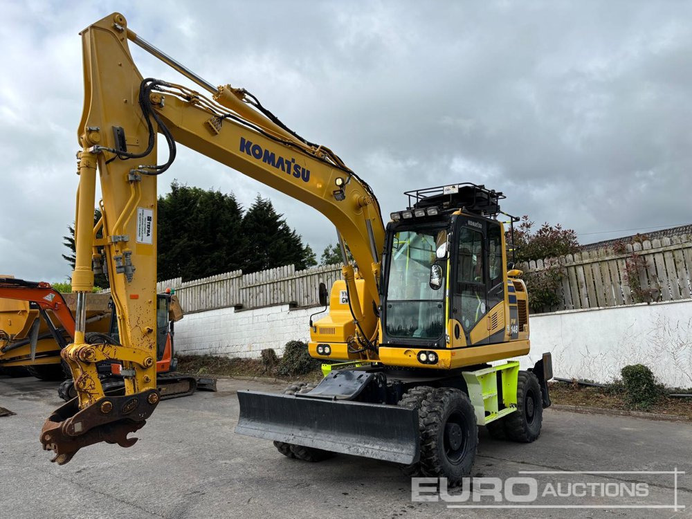 2019 Komatsu PW148-11 - Колесен багер: снимка 1 2019 Komatsu PW148-11 - Колесен багер: снимка 1