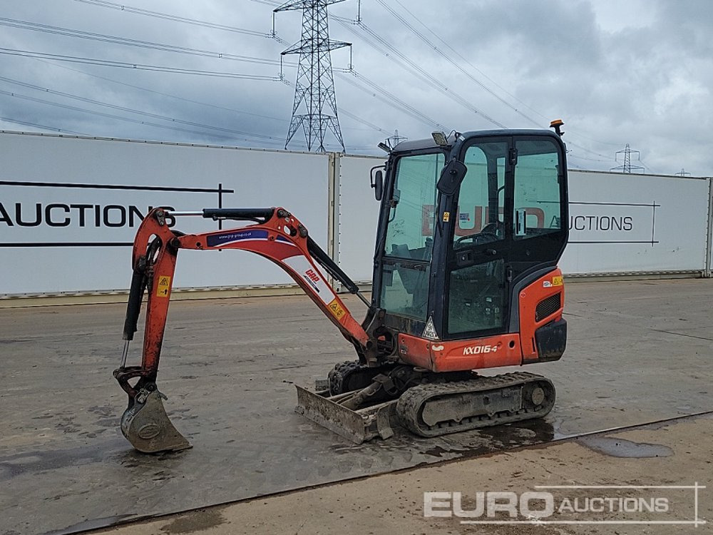 2019 Kubota KX016-4 - Мини багер: снимка 1 2019 Kubota KX016-4 - Мини багер: снимка 1