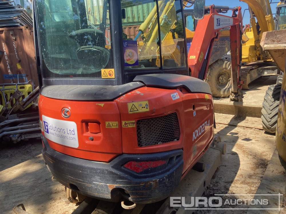 2019 Kubota KX027-4 - Мини багер: снимка 3 2019 Kubota KX027-4 - Мини багер: снимка 3