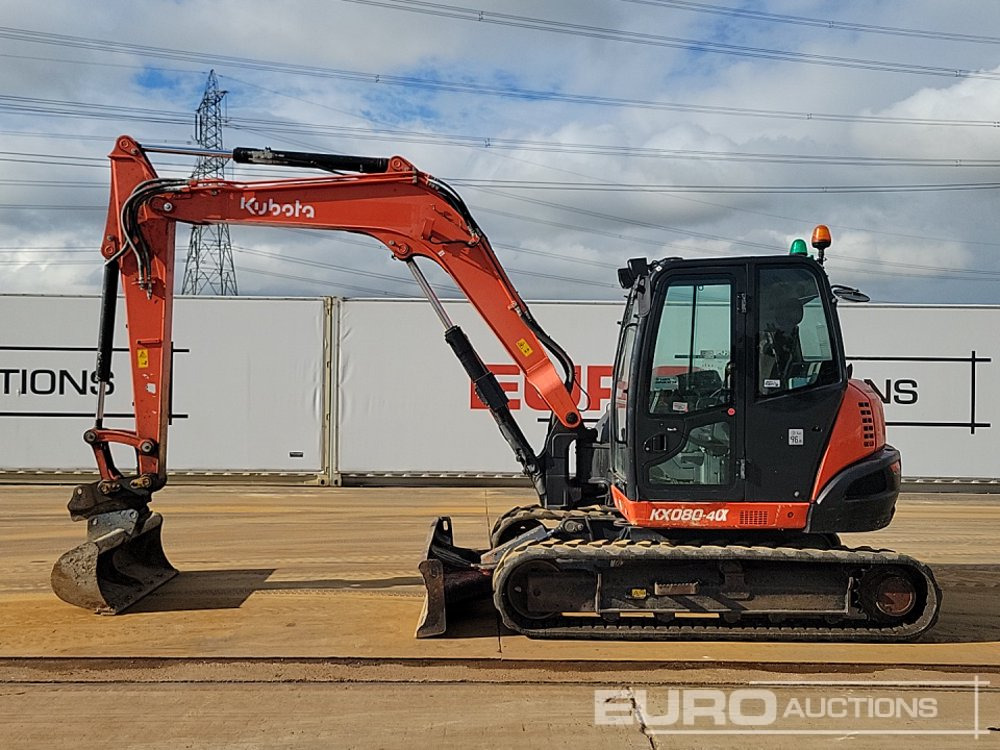 2019 Kubota KX080-4A - Мини багер: снимка 2 2019 Kubota KX080-4A - Мини багер: снимка 2