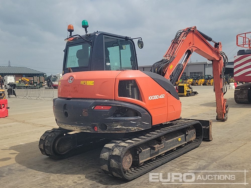 2019 Kubota KX080-4A2 - Мини багер: снимка 5 2019 Kubota KX080-4A2 - Мини багер: снимка 5