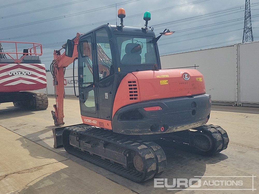 2019 Kubota KX080-4A2 - Мини багер: снимка 3 2019 Kubota KX080-4A2 - Мини багер: снимка 3