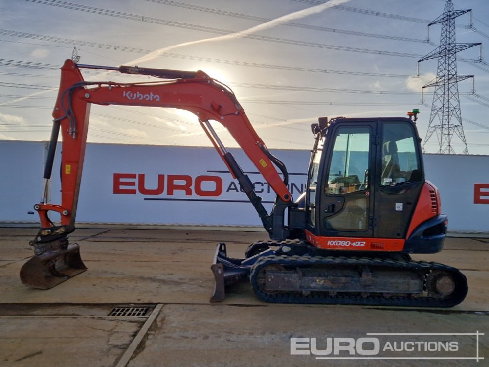 2019 Kubota KX080-4A2 - Мини багер: снимка 2 2019 Kubota KX080-4A2 - Мини багер: снимка 2