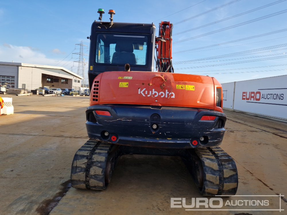 2019 Kubota KX080-4A2 - Мини багер: снимка 4 2019 Kubota KX080-4A2 - Мини багер: снимка 4