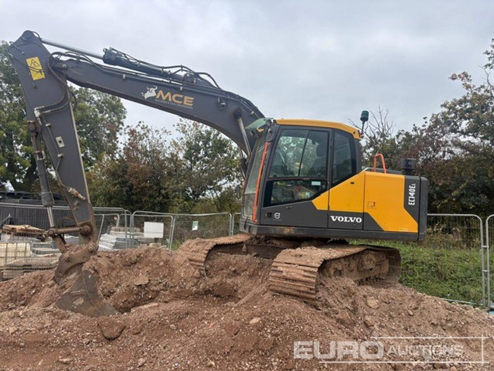 2019 Volvo EC140EL - Верижен багер: снимка 2 2019 Volvo EC140EL - Верижен багер: снимка 2