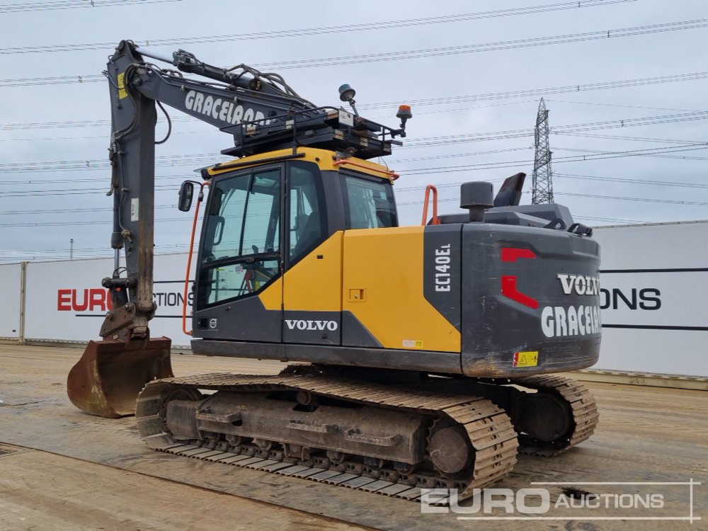 2019 Volvo EC140EL - Верижен багер: снимка 3 2019 Volvo EC140EL - Верижен багер: снимка 3
