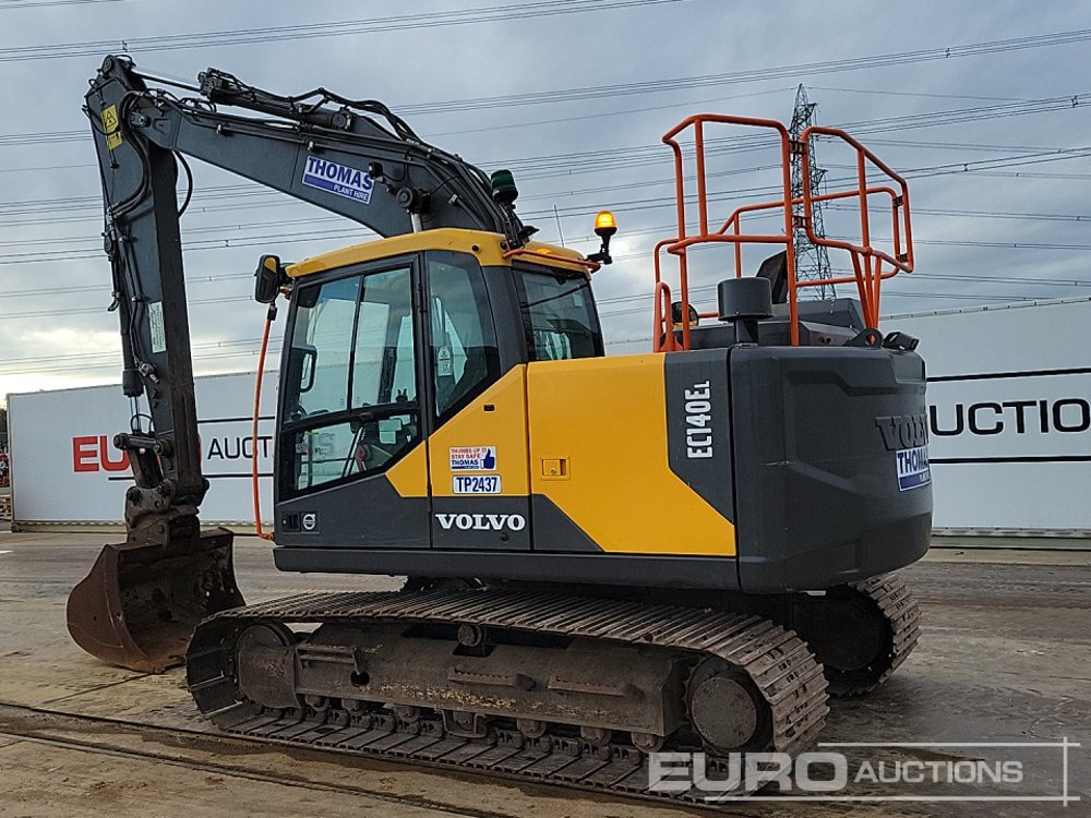2019 Volvo EC140EL - Верижен багер: снимка 3 2019 Volvo EC140EL - Верижен багер: снимка 3