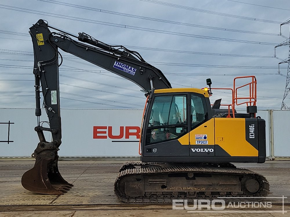 2019 Volvo EC140EL - Верижен багер: снимка 2 2019 Volvo EC140EL - Верижен багер: снимка 2