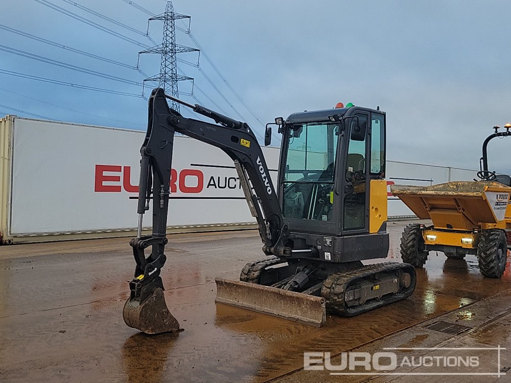 2019 Volvo ECR25D - Мини багер: снимка 1 2019 Volvo ECR25D - Мини багер: снимка 1