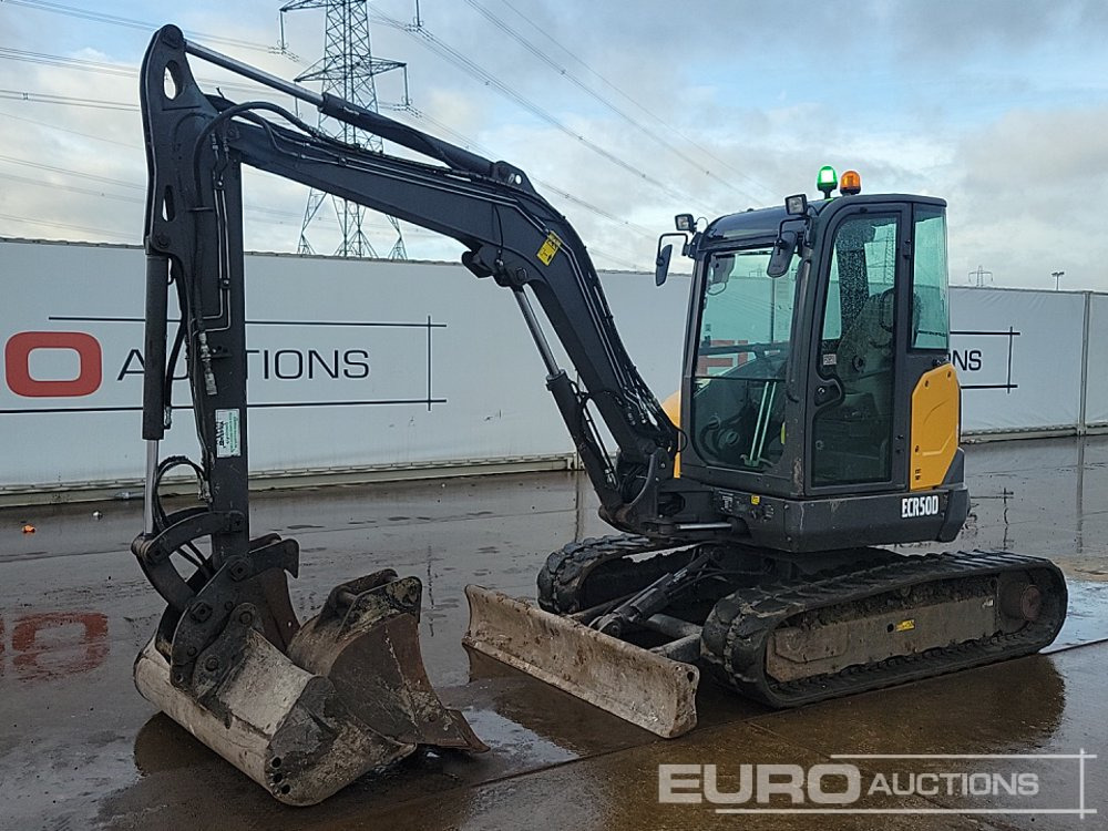 2019 Volvo ECR50D - Мини багер: снимка 1 2019 Volvo ECR50D - Мини багер: снимка 1