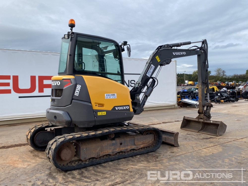 2019 Volvo ECR50D - Мини багер: снимка 5 2019 Volvo ECR50D - Мини багер: снимка 5