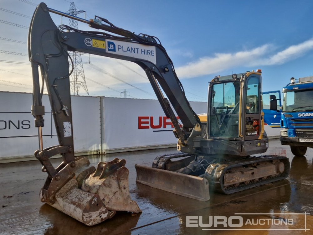 2019 Volvo ECR88D - Мини багер: снимка 1 2019 Volvo ECR88D - Мини багер: снимка 1