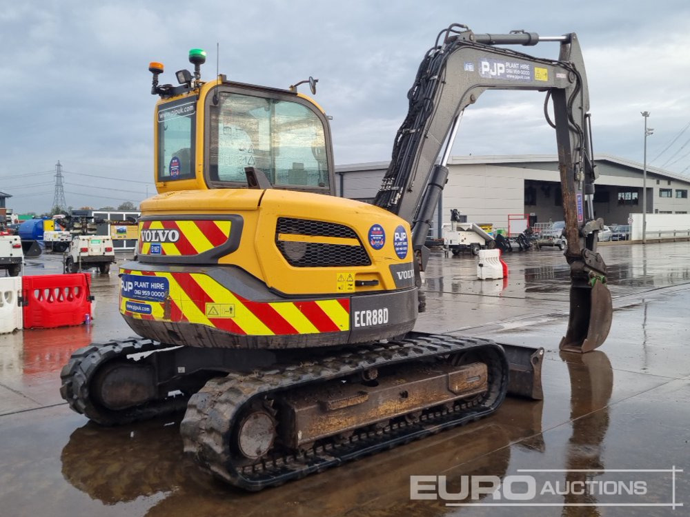 2019 Volvo ECR88D - Мини багер: снимка 5 2019 Volvo ECR88D - Мини багер: снимка 5