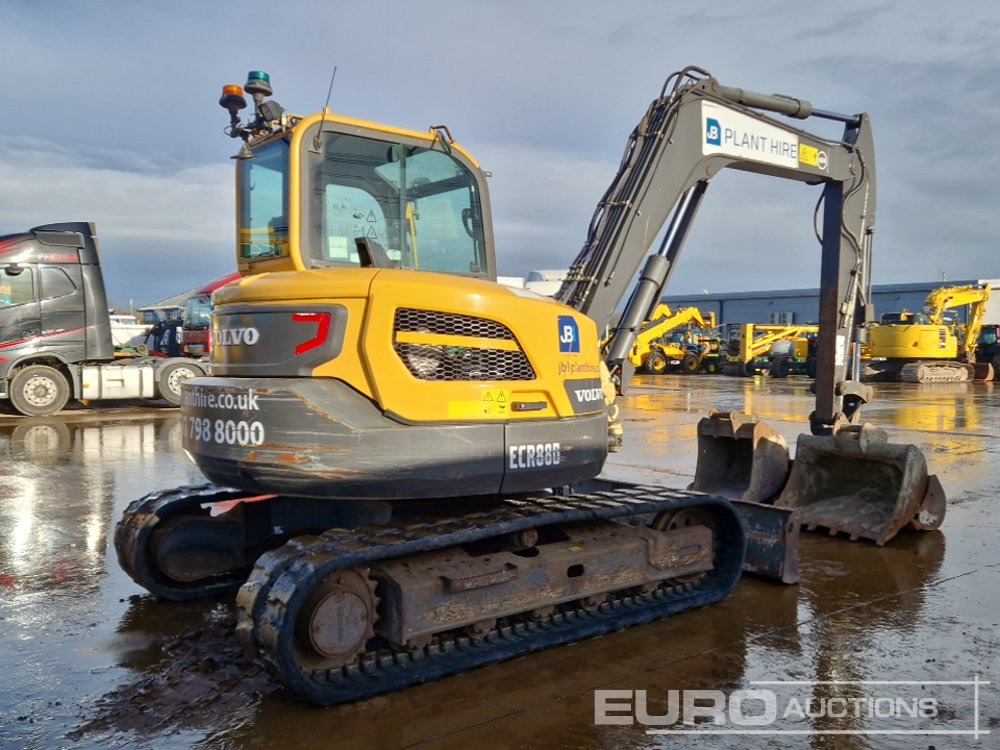 2019 Volvo ECR88D - Мини багер: снимка 5 2019 Volvo ECR88D - Мини багер: снимка 5