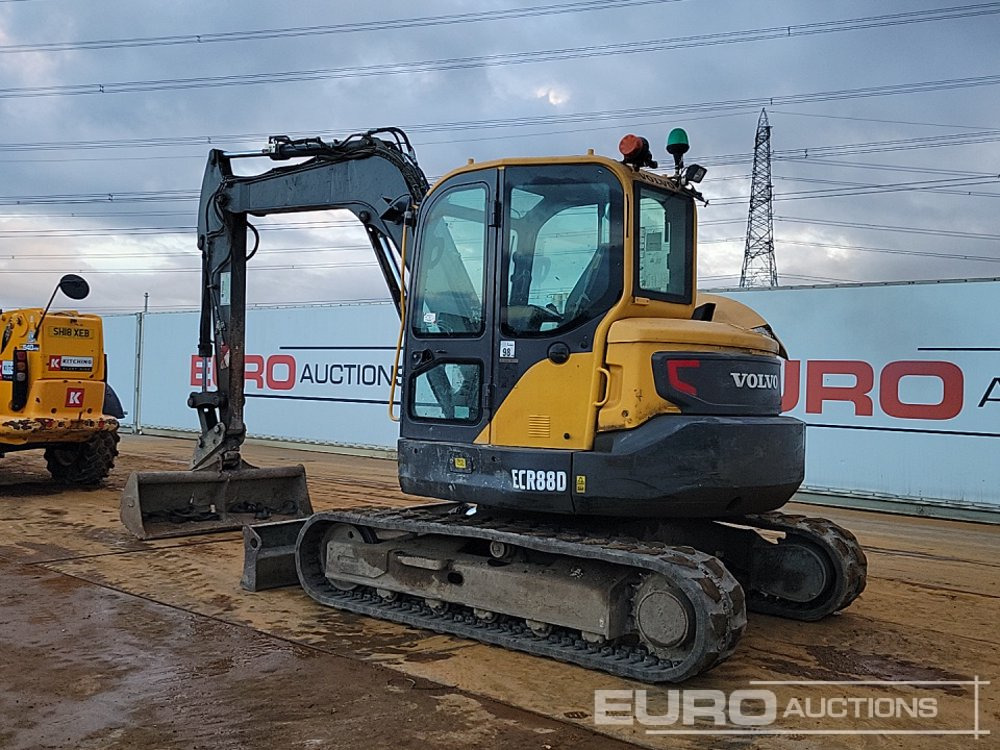 2019 Volvo ECR88D - Мини багер: снимка 3 2019 Volvo ECR88D - Мини багер: снимка 3