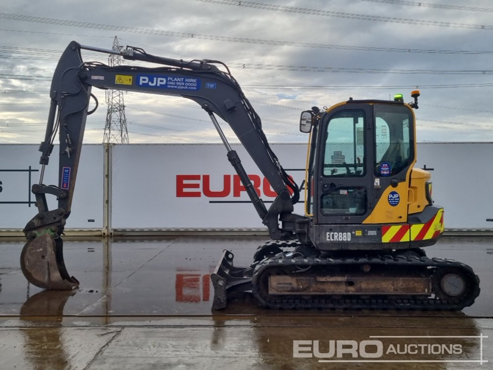 2019 Volvo ECR88D - Мини багер: снимка 2 2019 Volvo ECR88D - Мини багер: снимка 2