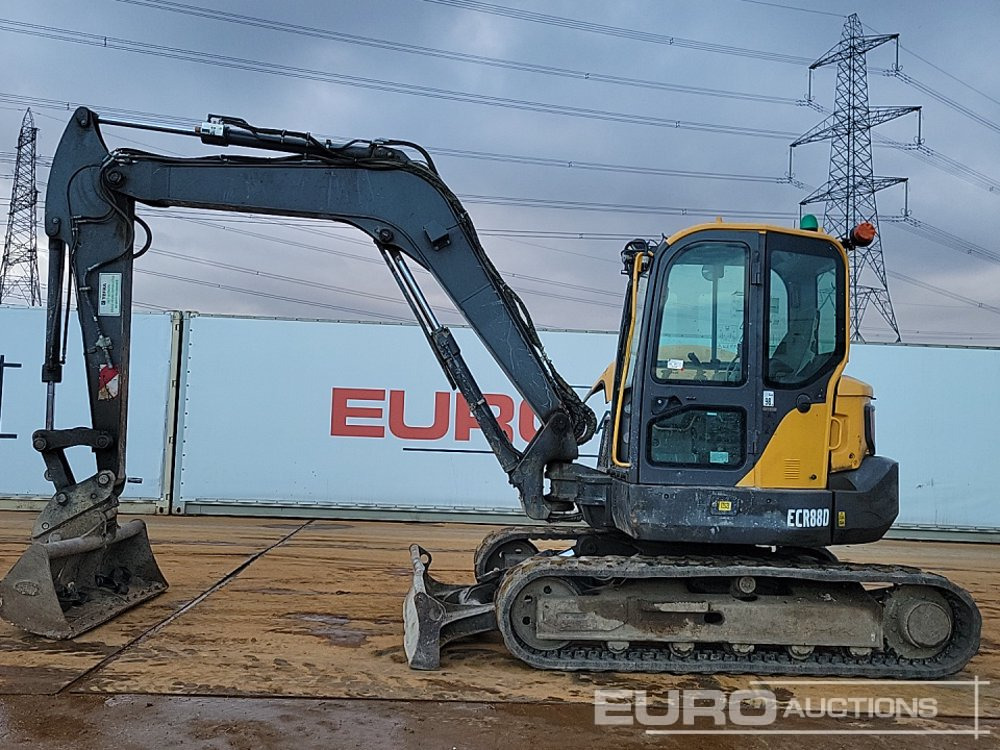 2019 Volvo ECR88D - Мини багер: снимка 2 2019 Volvo ECR88D - Мини багер: снимка 2