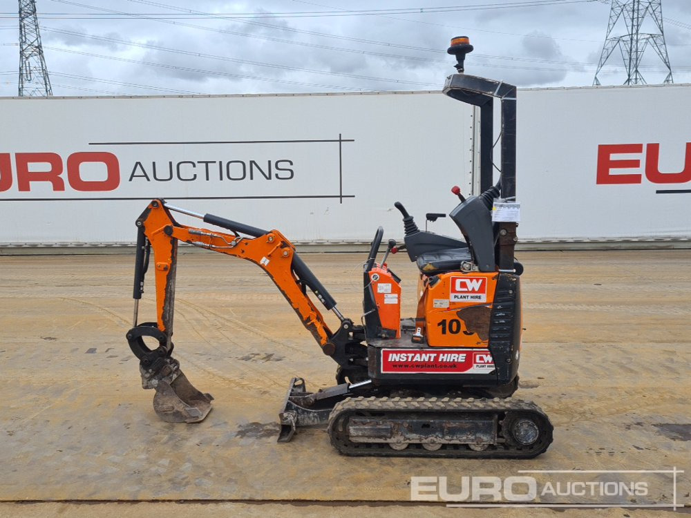 2020 Doosan DX10Z - Мини багер: снимка 2 2020 Doosan DX10Z - Мини багер: снимка 2