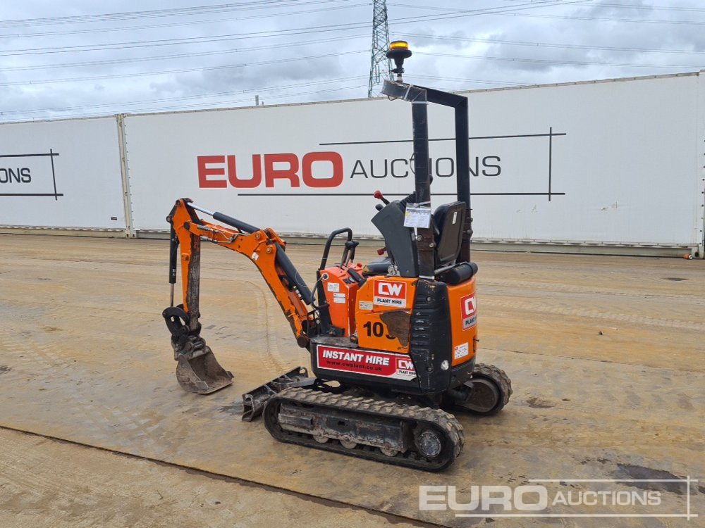 2020 Doosan DX10Z - Мини багер: снимка 3 2020 Doosan DX10Z - Мини багер: снимка 3