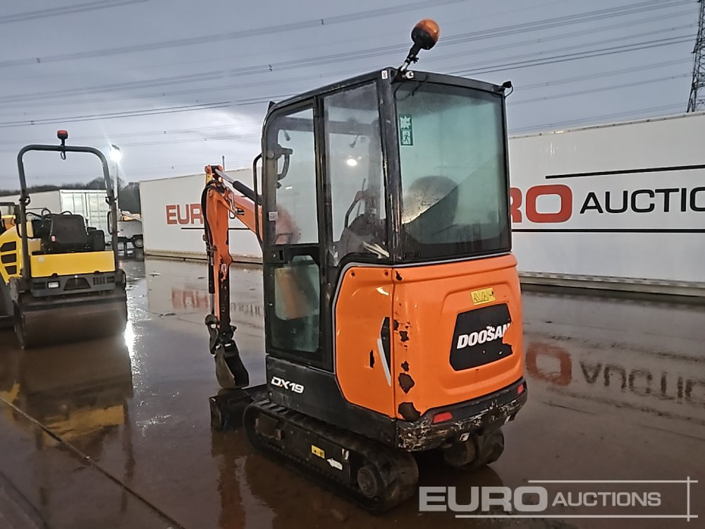 2020 Doosan DX19 - Мини багер: снимка 3 2020 Doosan DX19 - Мини багер: снимка 3