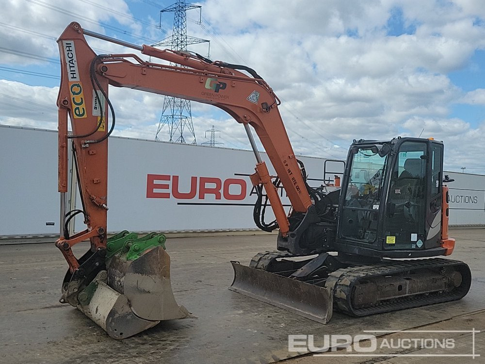 2020 Hitachi ZX85USB-6 - Мини багер: снимка 1 2020 Hitachi ZX85USB-6 - Мини багер: снимка 1
