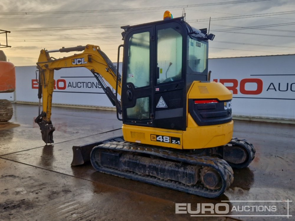 2020 JCB 48Z-1 - Мини багер: снимка 3 2020 JCB 48Z-1 - Мини багер: снимка 3