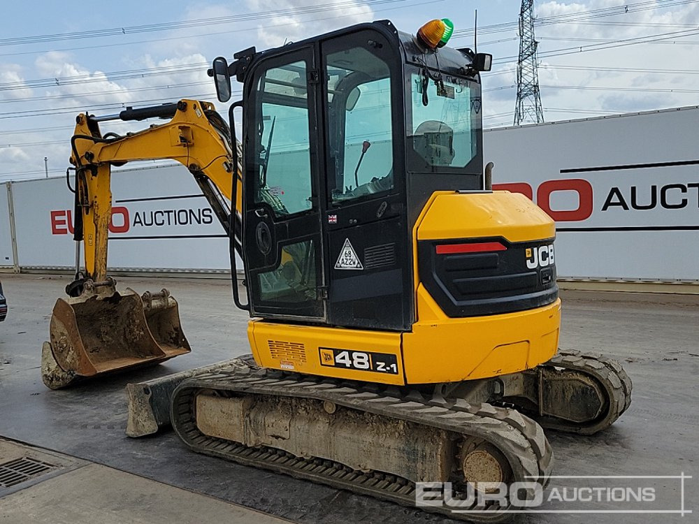 2020 JCB 48Z-1 - Мини багер: снимка 3 2020 JCB 48Z-1 - Мини багер: снимка 3