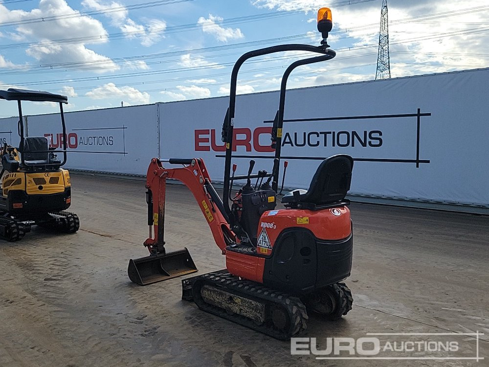 2020 Kubota K008-3 - Мини багер: снимка 3 2020 Kubota K008-3 - Мини багер: снимка 3