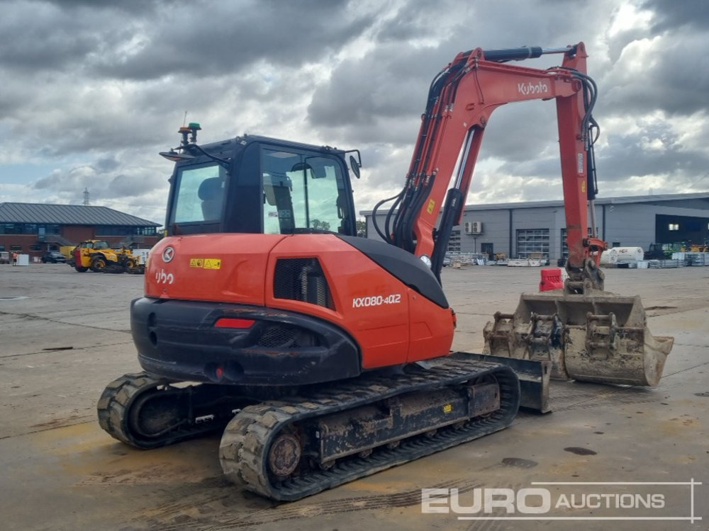 2020 Kubota KX080-4A2 - Мини багер: снимка 5 2020 Kubota KX080-4A2 - Мини багер: снимка 5