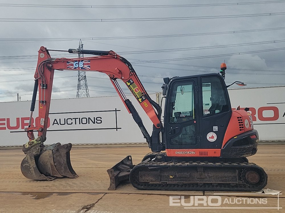 2020 Kubota KX080-4A2 - Мини багер: снимка 2 2020 Kubota KX080-4A2 - Мини багер: снимка 2