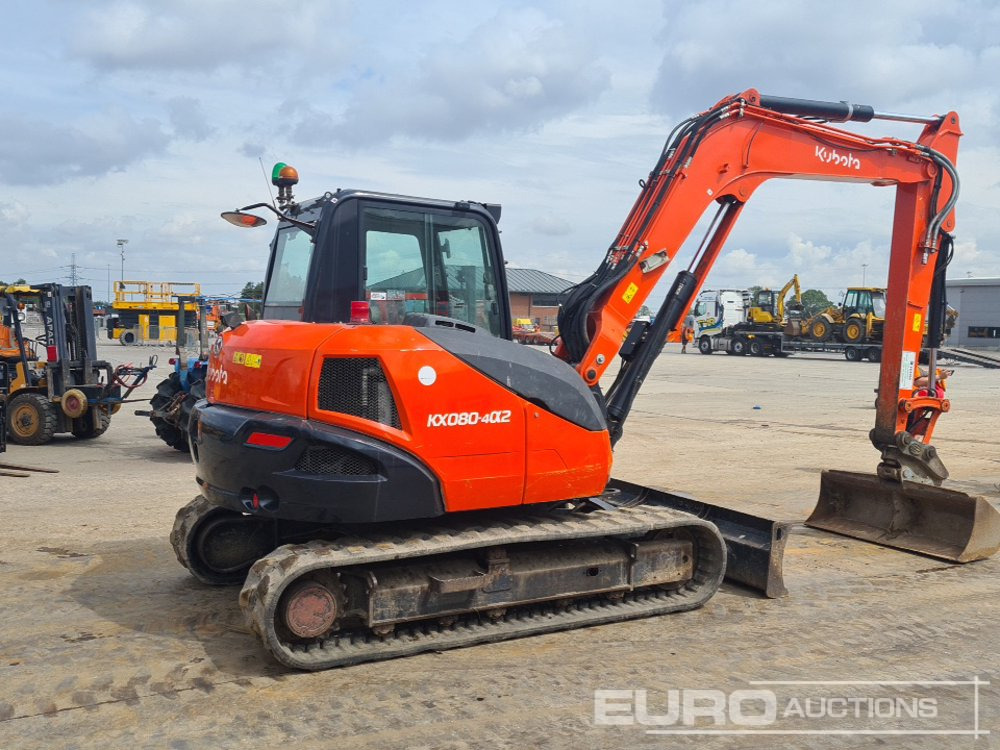 2020 Kubota KX080-4A2 - Мини багер: снимка 5 2020 Kubota KX080-4A2 - Мини багер: снимка 5