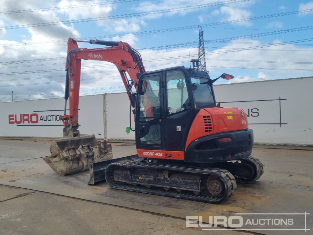 2020 Kubota KX080-4A2 - Мини багер: снимка 3 2020 Kubota KX080-4A2 - Мини багер: снимка 3