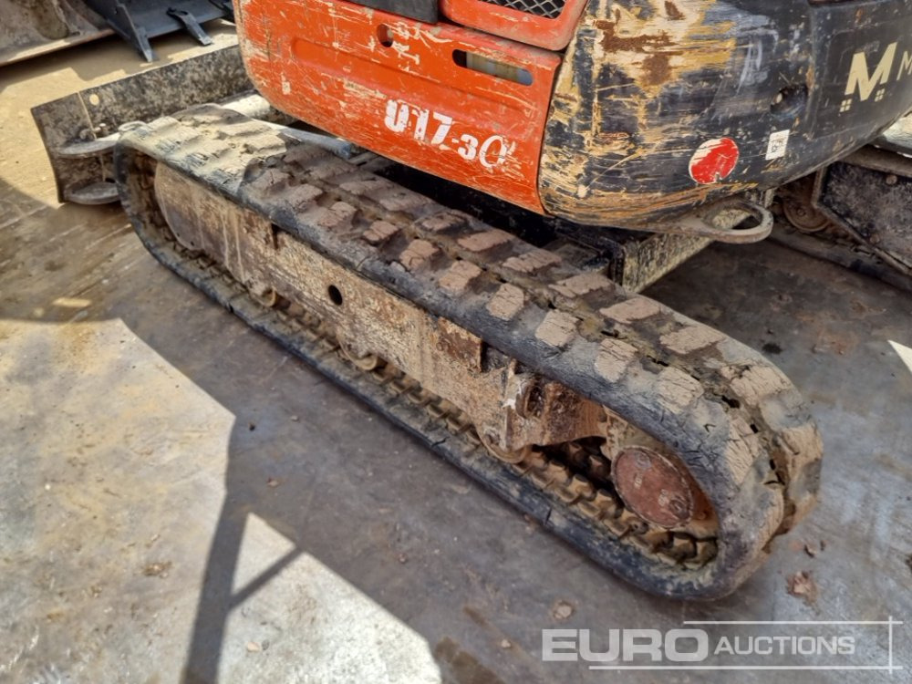 Мини багер 2020 Kubota U17-3A: снимка 9
