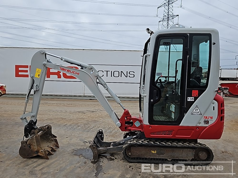 2020 Takeuchi TB216 - Мини багер: снимка 2 2020 Takeuchi TB216 - Мини багер: снимка 2