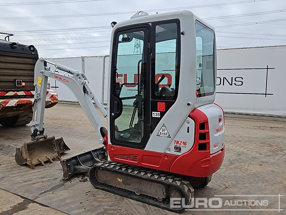 2020 Takeuchi TB216 - Мини багер: снимка 3 2020 Takeuchi TB216 - Мини багер: снимка 3