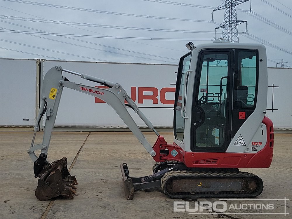 2020 Takeuchi TB216 - Мини багер: снимка 2 2020 Takeuchi TB216 - Мини багер: снимка 2