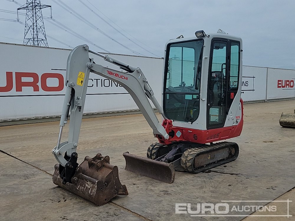 2020 Takeuchi TB216 - Мини багер: снимка 1 2020 Takeuchi TB216 - Мини багер: снимка 1