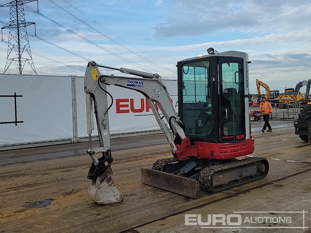 2020 Takeuchi TB23R - Мини багер: снимка 1 2020 Takeuchi TB23R - Мини багер: снимка 1