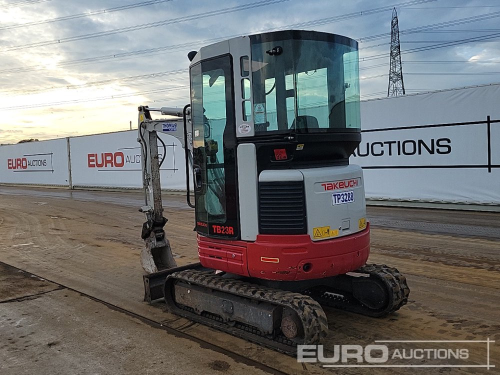 2020 Takeuchi TB23R - Мини багер: снимка 3 2020 Takeuchi TB23R - Мини багер: снимка 3