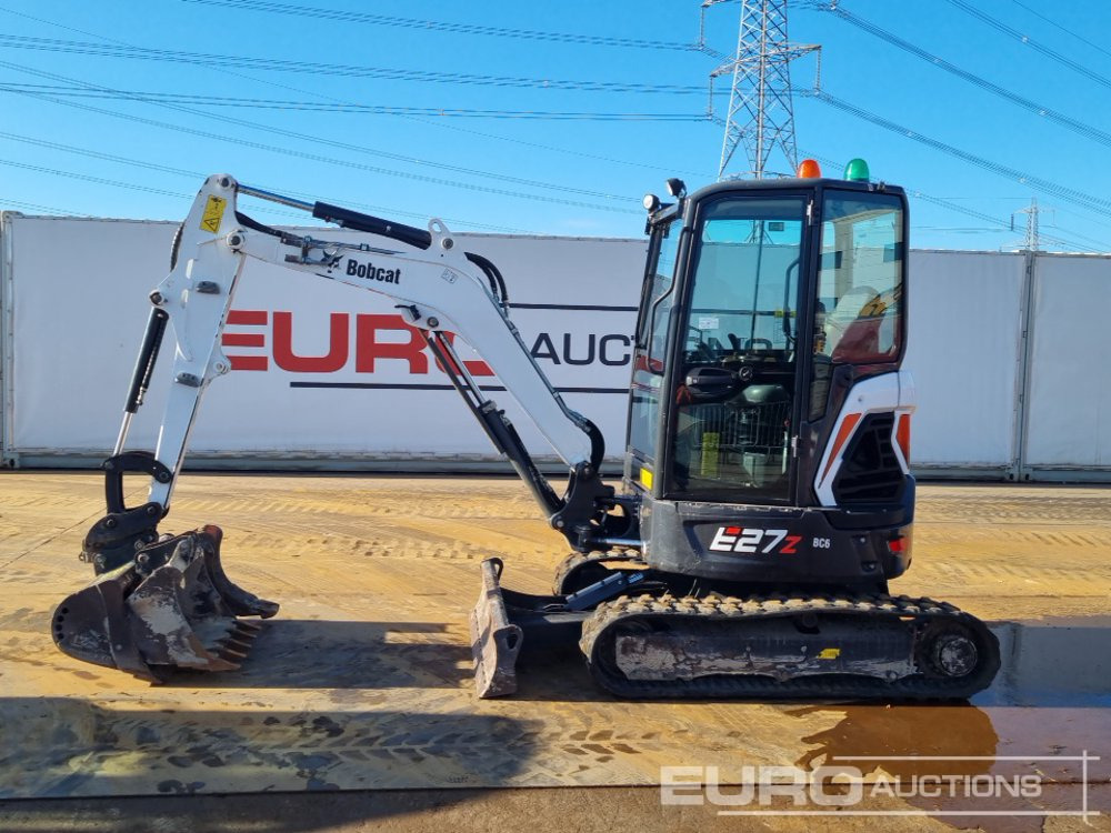 2021 Bobcat E27Z - Мини багер: снимка 2 2021 Bobcat E27Z - Мини багер: снимка 2