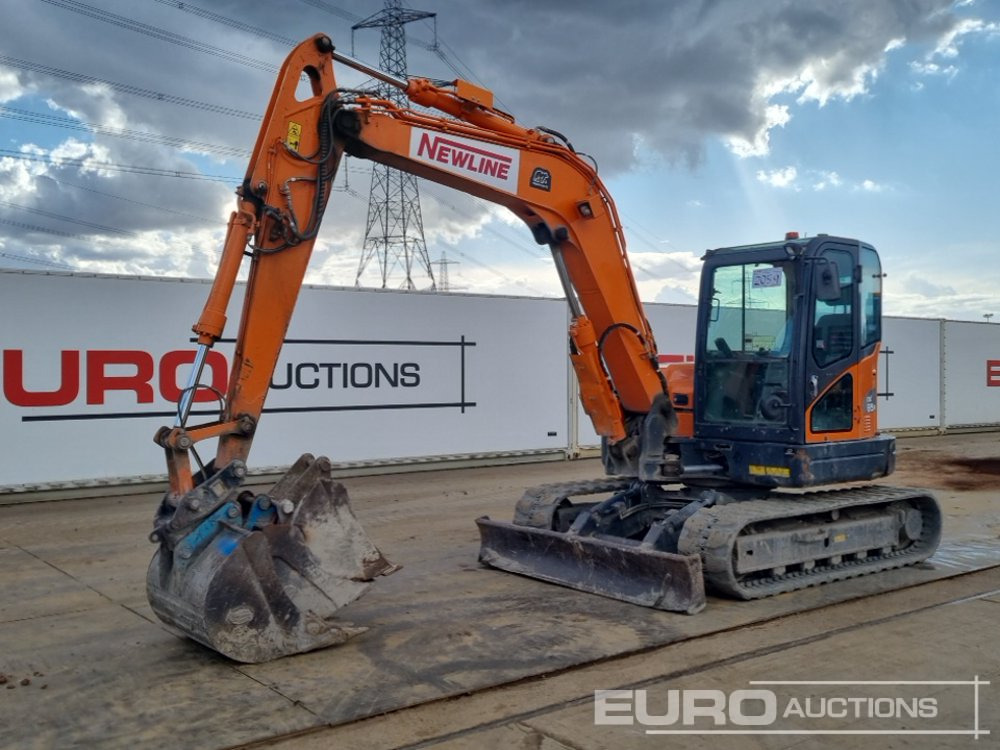 2021 Doosan DX85R-3 - Мини багер: снимка 1 2021 Doosan DX85R-3 - Мини багер: снимка 1