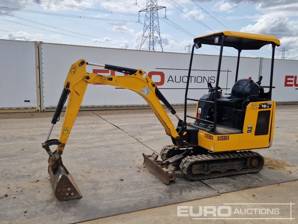 2021 JCB 16C-1 - Мини багер: снимка 1 2021 JCB 16C-1 - Мини багер: снимка 1