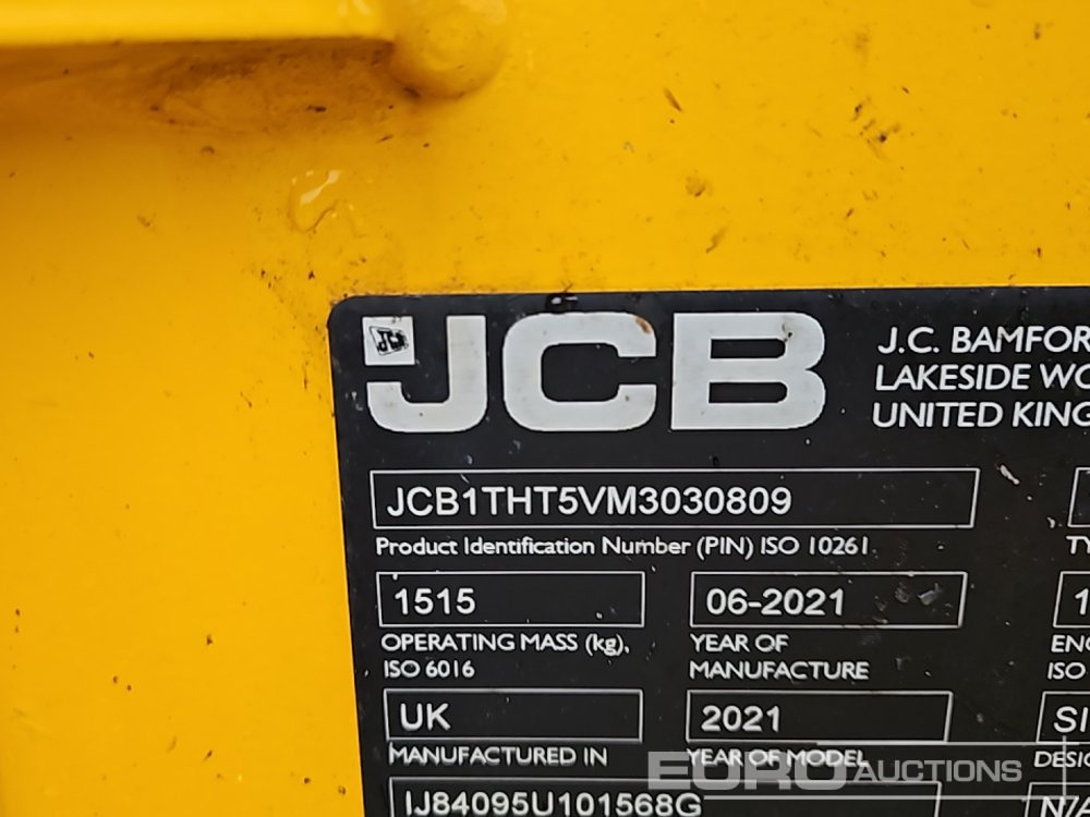 Мини самосвал 2021 JCB 1T-2S5: снимка 40