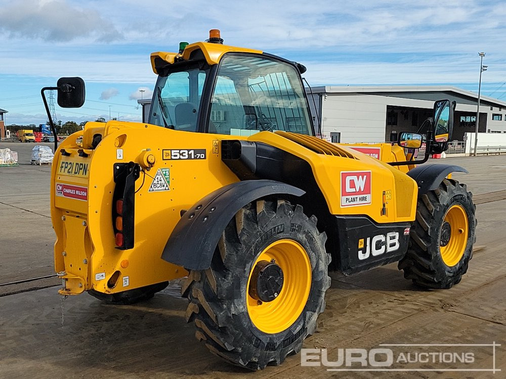 2021 JCB 531-70 - Телескопичен товарач: снимка 5 2021 JCB 531-70 - Телескопичен товарач: снимка 5
