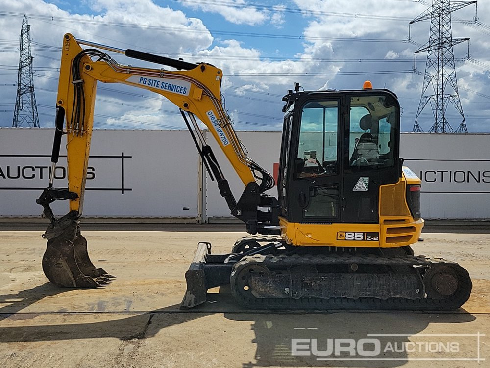 2021 JCB 85Z-2 - Мини багер: снимка 2 2021 JCB 85Z-2 - Мини багер: снимка 2