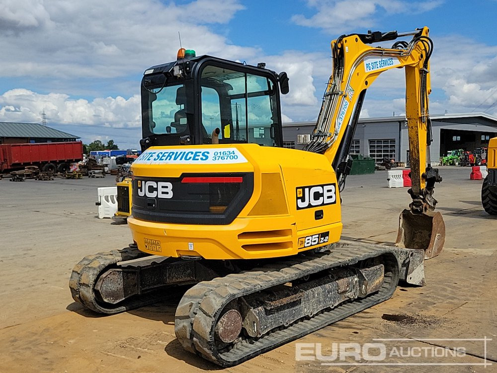 2021 JCB 85Z-2 - Мини багер: снимка 5 2021 JCB 85Z-2 - Мини багер: снимка 5