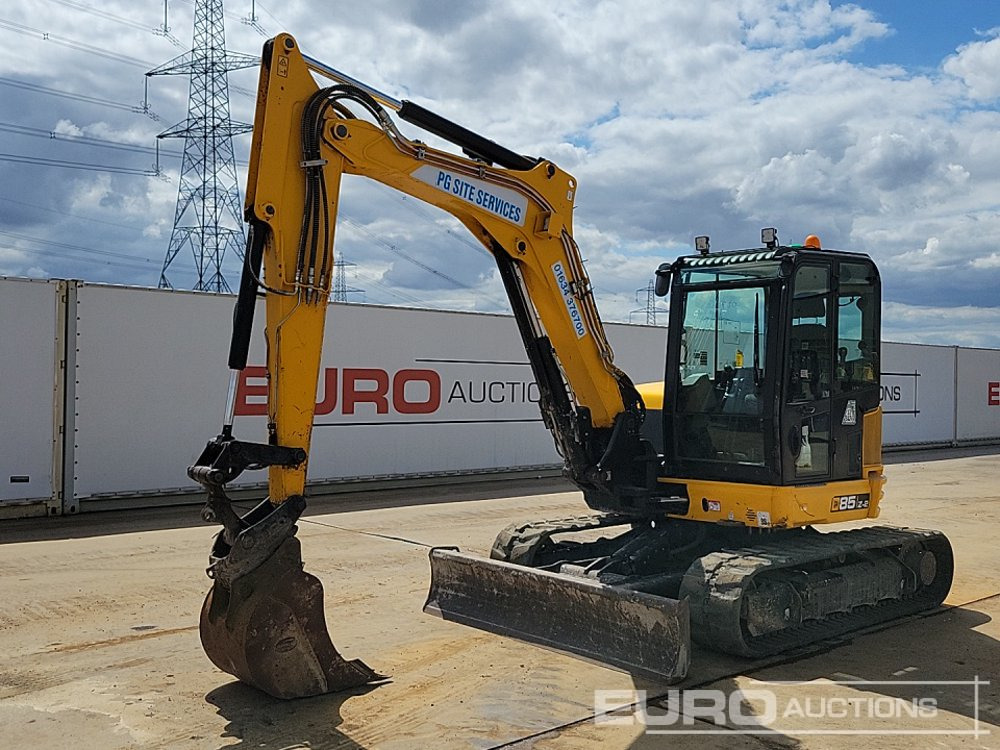 2021 JCB 85Z-2 - Мини багер: снимка 1 2021 JCB 85Z-2 - Мини багер: снимка 1