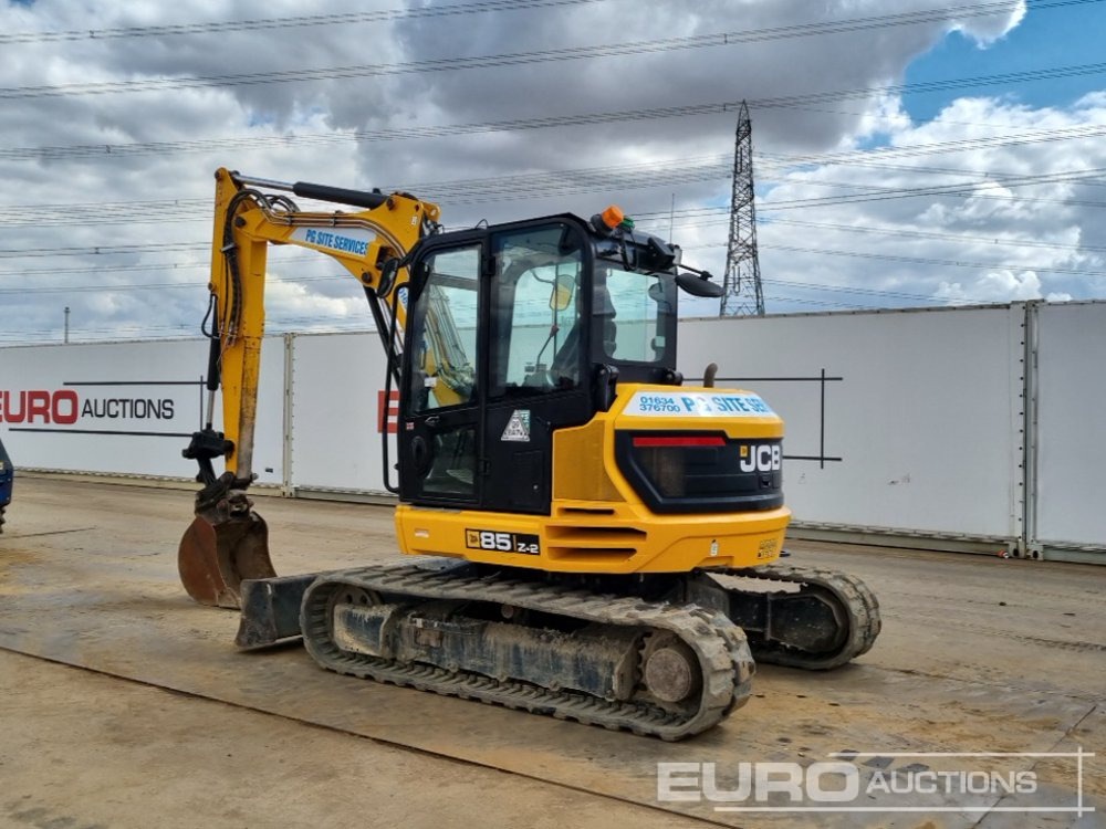 2021 JCB 85Z-2 - Мини багер: снимка 3 2021 JCB 85Z-2 - Мини багер: снимка 3
