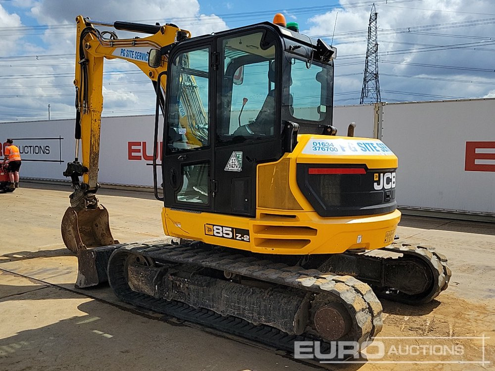 2021 JCB 85Z-2 - Мини багер: снимка 3 2021 JCB 85Z-2 - Мини багер: снимка 3