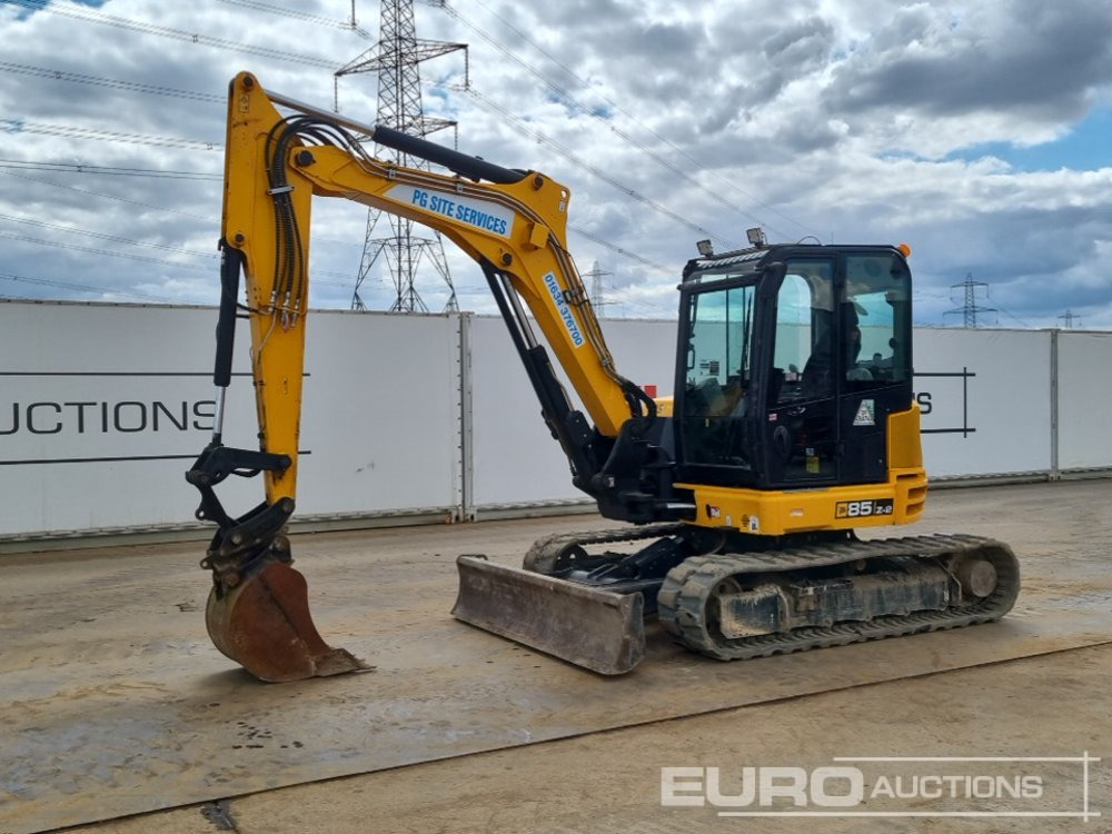 2021 JCB 85Z-2 - Мини багер: снимка 1 2021 JCB 85Z-2 - Мини багер: снимка 1